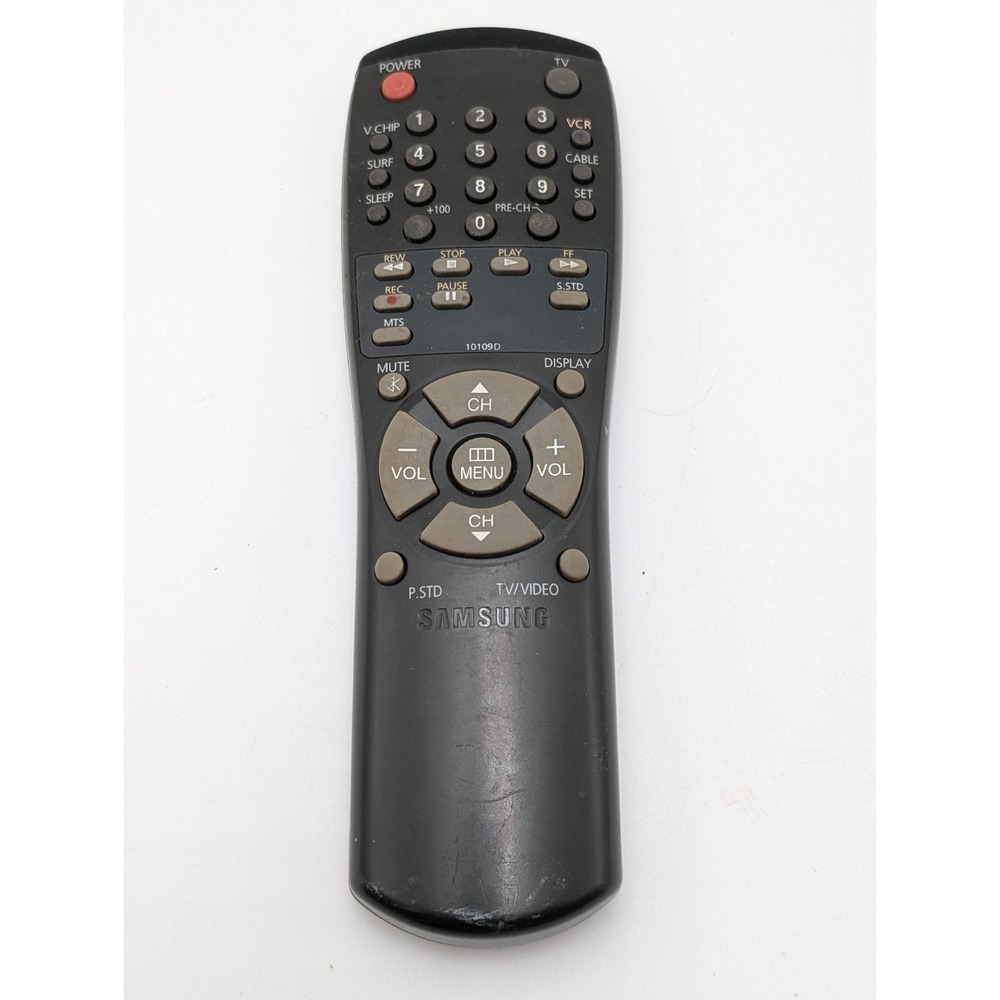 Samsung Remote Control 10109D TV Black Model Samsung 10109D MPN 10109D